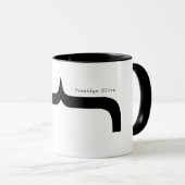 Prestige-Auslese-Schriftart Parenthese Tasse (VorderseiteRechts)