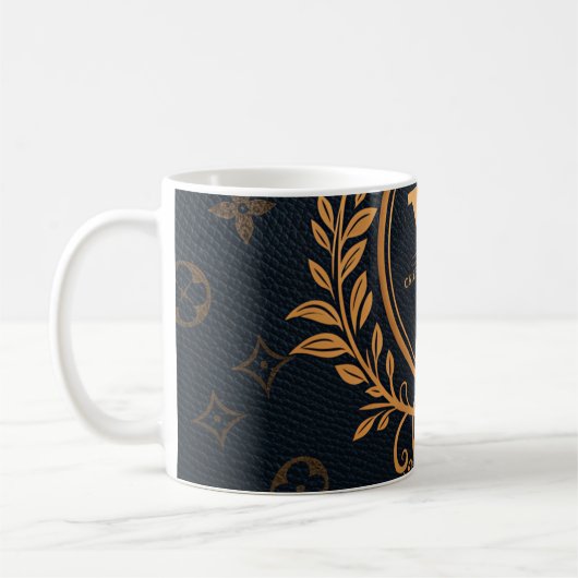 Prestige Ballpoint Pen – Royal Monogram "N" in Gol Kaffeetasse (Links)