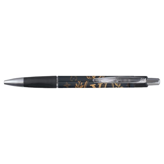 Prestige Ballpoint Pen – Royal Monogram "N" in Gol Kugelschreiber (Rückseite)