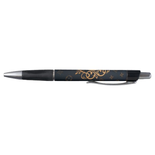 Prestige Ballpoint Pen – Royal Monogram "N" in Gol Kugelschreiber (Unterseite)