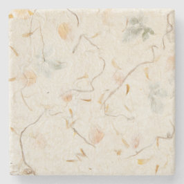 Prestige Blume Hintergrund Natürliches Kraftpapier Steinuntersetzer