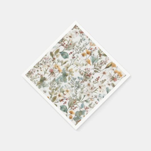 Prestige Blume Serviette (Ecke)