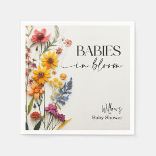 Prestige Blume Wildblume Twins Dusche Napkins Serviette