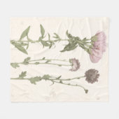 Prestige Blüten - Rosa Fleecedecke (Vorderseite (Horizontal))