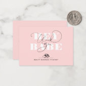 Prestige Brand Look Elegant Business Thank You Mitteilungskarte (Vorderseite/Rückseite Beispiel)