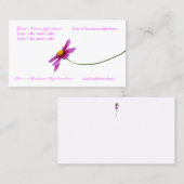 Prestige dich: mit einer Touch der Natur Visitenkarte (Vorne/Hinten)