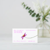 Prestige dich: mit einer Touch der Natur Visitenkarte (Stehend Vorderseite)