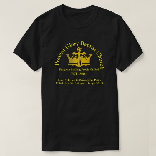 Prestige Glory Baptist Church T-Shirt (Design vorne)
