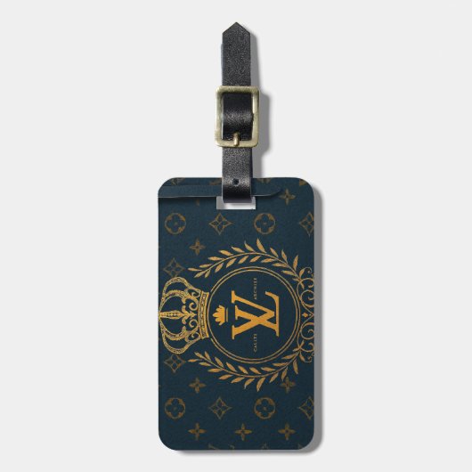 Prestige-Kugelschreiber – Royal Monogramm "N" in G Gepäckanhänger (Vorderseite vertikal)