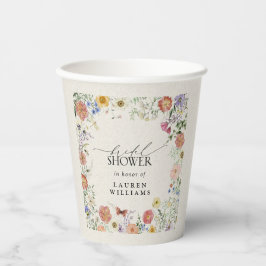 Prestige Wildblume Blumenkohl Brautparty Pappbecher