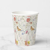 Prestige Wildblume Blumenkohl Brautparty Pappbecher (Rechts)
