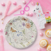 Prestige Wildblume Blumenkohl Brautparty Pappteller (Party)