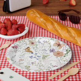 Prestige Wildblume Blumenkohl Brautparty Pappteller