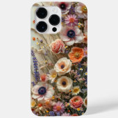 Prestige Wildblume Künstlerisches Blumenmuster Case-Mate iPhone Hülle (Rückseite)