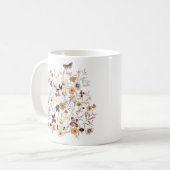 Prestige Wildblumen Botanischer Blumenbauernhof Kaffeetasse (Vorderseite Links)