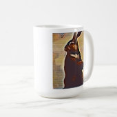 Prestigekaninchen Kaffeetasse (VorderseiteRechts)