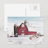 Prestley Scheunen-Postkarte Postkarte (Vorne/Hinten)