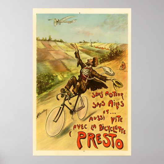 Presto Fahrradposter Poster (Vorne)