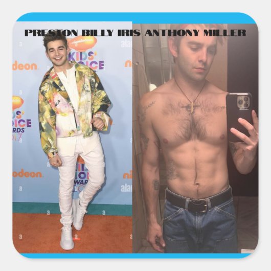 Preston Billy Iris Anthony Miller Sticker (Vorderseite)