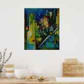 Preston Dickinson - Fabrik (modifiziert) Poster (Küche)