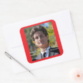 Preston, I Liebe Jack Schlossberg Quadratischer Aufkleber (Umschlag)