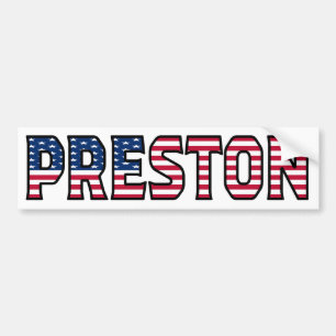 Preston Name Vorname USA Aufkleber Sticker Auto Autoaufkleber