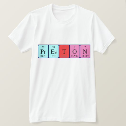 Preston Periodenname Shirt (Design vorne)
