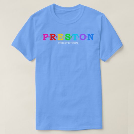 Preston Priests town T-Shirt (Design vorne)
