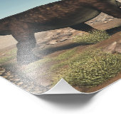 Prestosuchus dinosaur - 3D rendern Fotodruck (Ecke)