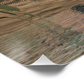 Prestosuchus dinosaurier angeln - 3D rendern Poster (Ecke)