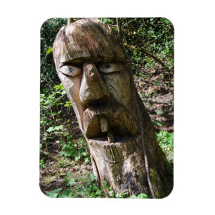 Prestwich Clough Toothy Tree Face Magnet