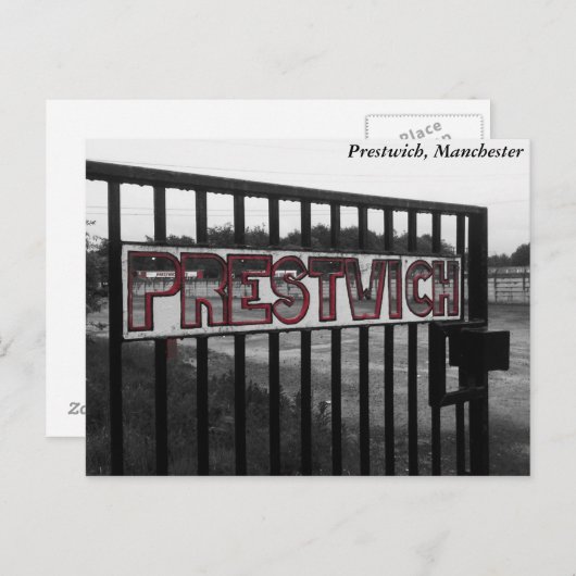 Prestwich, Manchester Postkarte (Vorne/Hinten)