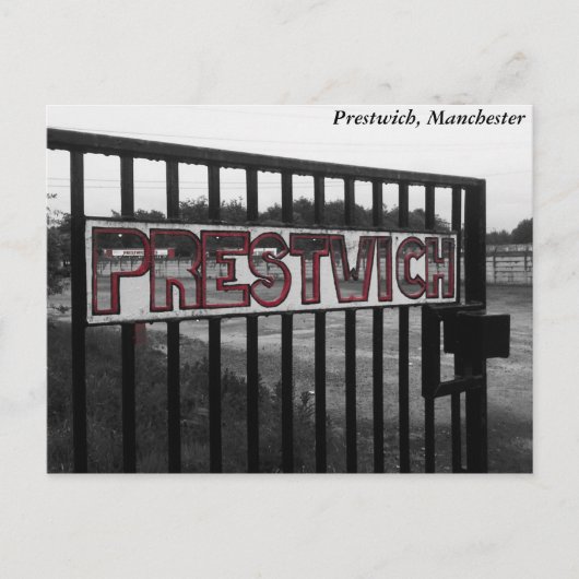 Prestwich, Manchester Postkarte (Vorderseite)