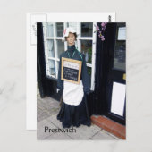Prestwich Tea Maid Postkarte (Vorne/Hinten)