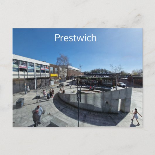 Prestwich Village Postkarte (Vorderseite)
