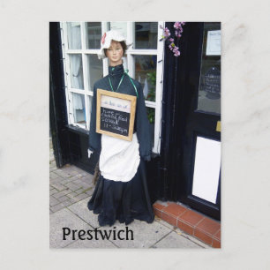 Prestwich - Zeit für Tee-Postkarte Postkarte