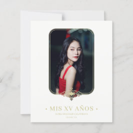 Presupuesto Mis XV Lace Flourid Goldenes Foto Espa