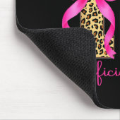 Preteen 12th Birthday Girl Coquette Bow Leopard Mousepad (Ecke)