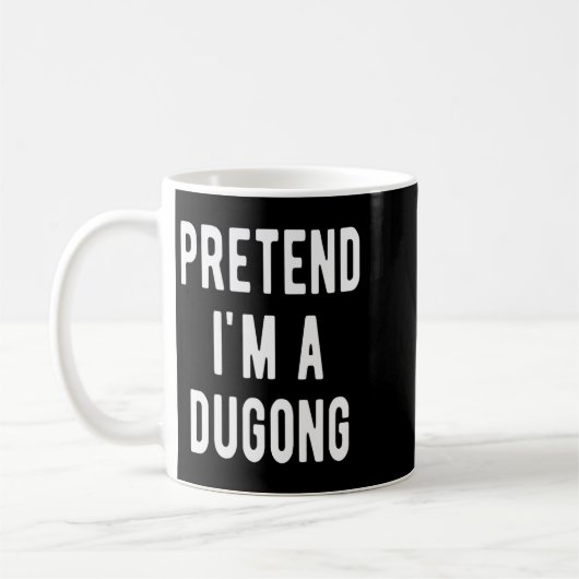 Pretend I Am A Dugong Costume Manatee Sea Animal H Kaffeetasse (Links)