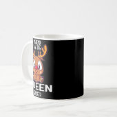 Pretend I Am The Queen Reindeer Christmas Pjs Kaffeetasse (Vorderseite Links)