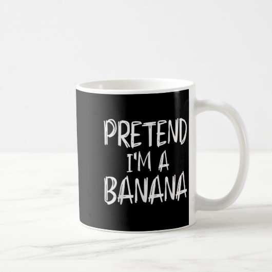 Pretend I'm A Banana Costume Halloween Party Famil Kaffeetasse (Rechts)