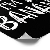 Pretend I'm A Banana Costume Halloween Party Famil Poster (Ecke)