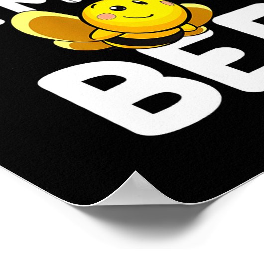 Pretend I'm A Bee Funny Lazy Easy Halloween Costum Poster (Ecke)