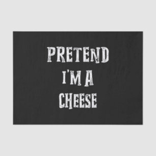 Pretend Im A Cheese Halloween Costume Paare Seidenpapier