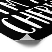 Pretend I'm A Cherry Family Women Men Kids Hallowe Poster (Ecke)