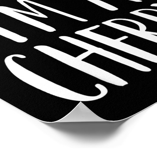 Pretend I'm A Cherry Family Women Men Kids Hallowe Poster (Ecke)