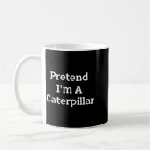 Pretend I'm A Costume Funny Halloween Party Lazy  Kaffeetasse (Links)