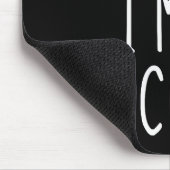 Pretend I'm A Cow Costume Halloween Funny Lazy Adu Mousepad (Ecke)