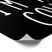 Pretend I'm A Cow Costume Halloween Funny Lazy Adu Poster (Ecke)