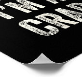 Pretend I'm A Crab Funny Last Minute Halloween Cos Poster (Ecke)